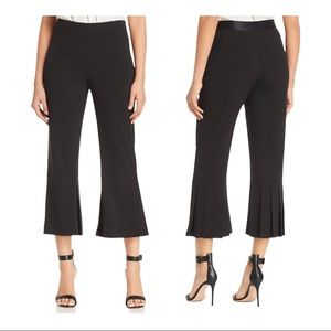 Le Gali flared black cropped dress pants